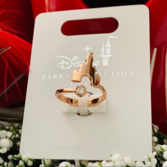 Disney Parks Collection Rose Gold Castle Ring - Picture 4 of 4